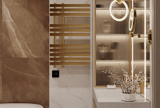 Дизайн проект ванной комнаты от Насыровой Ксении